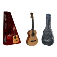 Admira Alba 4/4 Classical Guitar Starter Nylon String Guitar with Pack Bag 