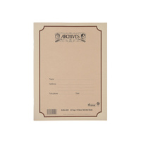Archives Standard Bound Manuscript Paper Book, 10 Stave, 48 Pages