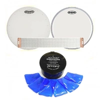 Evans 14" Ultimate Snare Pack - Head + Side + Snare Wires + Moongels