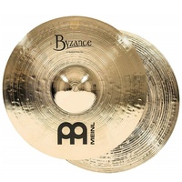 Meinl Cymbals B14MH-B Byzance 14-Inch Brilliant Medium Hi-Hat Cymbal Pair 