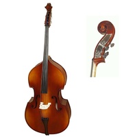 Fine Hand Carved European 3/4 Double Bass Labeled Hora Advanced Model Set up
