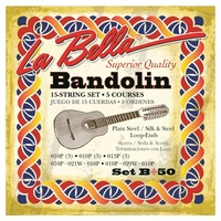 La Bella Bandola B50  BANDOLIN  - 15-STRING Set - 5 courses