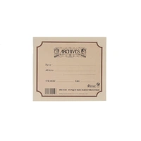 Archives Standard Bound Manuscript Paper Book, 6 Stave, 64 Pages