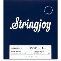 Stringjoy Super Light Gauge 45-100 4 String Long Scale Bass Guitar Strings
