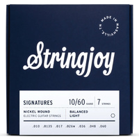 Stringjoy Signatures 7 String Balanced (10-60) Nickel Wound Electric Strings