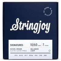 Stringjoy Signatures 7 String Balanced (10-60) Nickel Wound Electric Strings