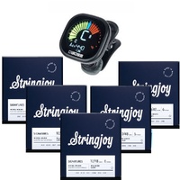 Stringjoy Signatures Electric Guitar Strings 10 - 48 x 5 + Boss TU-05 Tuner