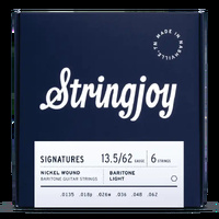 Stringjoy Signatures | Baritone Balanced  13.5-62 Nickel Wound Electric Guitar Strings
