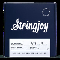 Stringjoy Signatures | 8 String  9 - 72 Nickel Wound Electric Guitar Strings