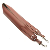 DSL  Bluegrass Series Padded Banjo Strap  Saddle Maroon / Brown  with Clip