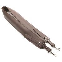 DSL  Bluegrass Series Padded Banjo Strap  Saddle Brown/Brown  with Clip