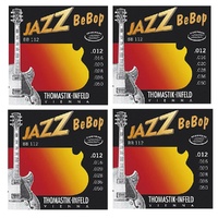 Thomastik-Infeld Jazz BeBop Acoustic/Electric Jazz Guitar Strings 12 - 50  4 Sets
