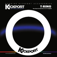 KickPort T-Ring Bass Drum Template Reinforcement Port Ring - White