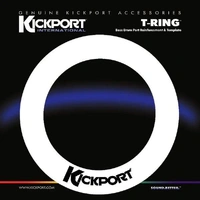 KickPort T-Ring Bass Drum Template Reinforcement Port Ring - White