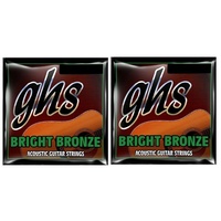 2 sets  GHS Bright Bronze 80/20 BB80 12-String Acoustic Guitar Light 11 - 48
