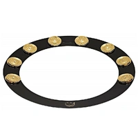 Meinl Percussion Backbeat Pro 14" Brass Hoop Tambourine - Brass Jingles / Snare