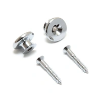 Big Bang Tone Guitar Oversize  Strap End Pins Pair ,  Nickel