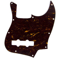 BBT Big Bang Tone Pickguard For Jazz. Bass - Red Tortoise - 3 Ply