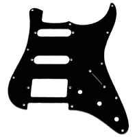Big Bang Tone 3 Ply Black HSS Humbucker Single Coil Single Coil Pickguard.