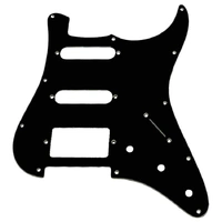 Big Bang Tone 3 Ply Black HSS Humbucker Single Coil Single Coil Pickguard.