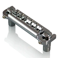 BBT Chrome Wrap-around Combination Bridge for Les Paul Junior -  Badass 