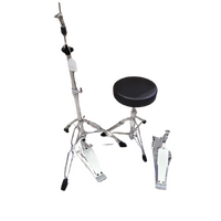 Big Bang Tone Bass Drum Pedal + HiHat Stand + Throne for Roland Electric drums