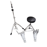 Big Bang Tone Double Bass Drum Pedal + Hi Hat Stand + Throne for Roland Electric drums