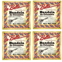 La Bella Bandola BC100 BANDOLA DE COLOMBIA, 16-STRING Set - 6 courses 4 Sets