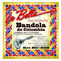 La Bella Bandola BC200 BANDOLA DE COLOMBIA, 14-STRING Set - 5 courses