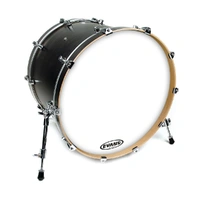 Evans EQ3 Resonant Coated White Bass Drum Head, 20 Inch