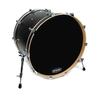 Evans Resonant Black Bass Drum Head, 22 Inch