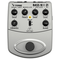 The Behringer BDI21 V-Tone Bass Driver DI Amplifier Modeler/Direct Recording Amp