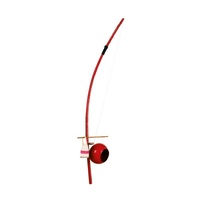 Meinl Percussion  Fiberglass Berimbau Red Includes: Small Caxixi Metal plate Bag