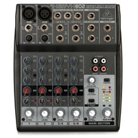 Behringer Xenyx 802 Mixer 4-ch Mixer - Two Xenyx Mic Preamps Two Stereo Chanenls
