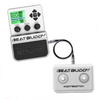 Singular Sound BeatBuddy Drum Machine Effects Pedal + Beat Buddy Footswitch 