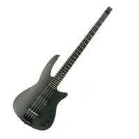 NS Design WAV4 Radius Bass Guitar Matte Black Rock Maple Neck, EMG Active P/up