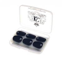 BG Mouthpiece Cushions Alto / Clarinet Black 0.8mm  48 X  Large  - A10L Bulk