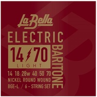 La Bella Bge-L Light Gauge Baritone Electric Guitar Strings 14 - 70