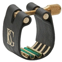 BG Ligature and Cap Baritone Saxophone Super Revelation Gold Plated suport