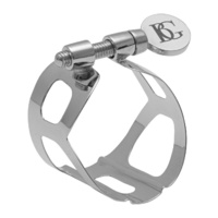 BG Ligature and Cap Alto Sax Traditional Silver Plated The Soloist Ligature