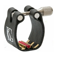 BG Ligature and Cap Eb Clarinet Revelation Brass support Red Sling