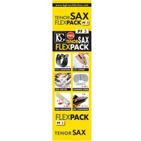 BG PF3 Flex Pack for Tenor Saxophone Flex Strap, Flex Lig/Cap, Swab, Pad Dryer
