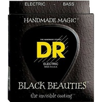 DR BKB-45 Black Beauties Coated Medium 4-String Bass Guitar Strings (45-105)