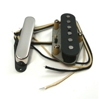 Bare Knuckle Pickups The Boss Tele Pickup Set, Stock Polarity, Nickel Neck Cover