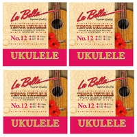 La Bella Tenor Ukulele Strings String Set  Perfectly Balanced , No. 12 - 4 Sets
