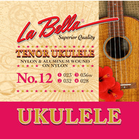 La Bella Tenor Ukulele Strings String Set  Perfectly Balanced , No. 12