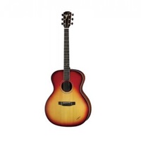 K.YAIRI BL-65RB-E Acoustic / Electric Guitar Solid Spruce Top - Red Burst