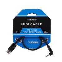 Boss BMIDI135 MIDI to Mini TRS Cable - 1 FT / 30cm