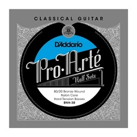 D'Addario BNH-3B Pro-Arte 80/20 Bronze on Nylon Core Classical Guitar Half Set, 