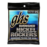 GHS BNR-L Burnished Nickel Rockers Light Roundwound Electric Guitar Strings 10-46